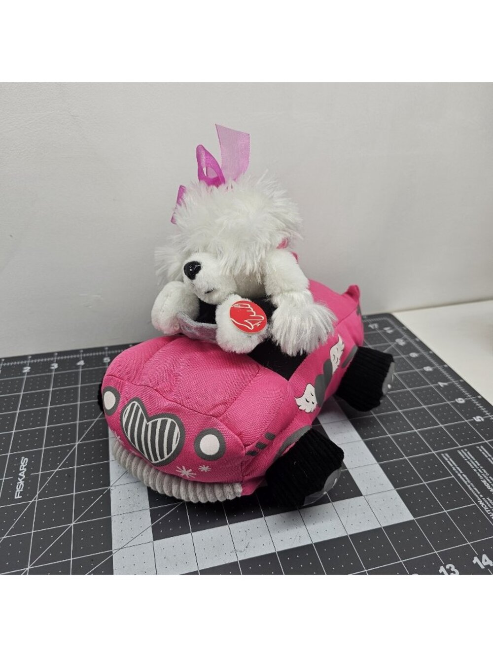 Dan Dee Plush Pink Poodle Dog Car Plays Fifth Harmony “Worth It” Tested Works